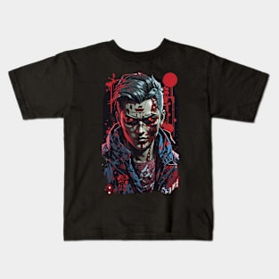 halloween in cyberpunk Kids T-Shirt